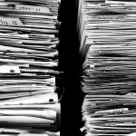 Piles of paperwork